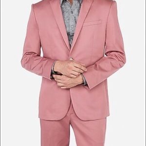 Slim Cotton Sateen Performance Stretch Suit Jacket